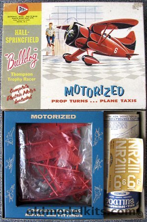 Pyro 1/32 Hall-Springfield 'Bulldog' - Thompson Trophy Racer- Motorized, 322-249 plastic model kit